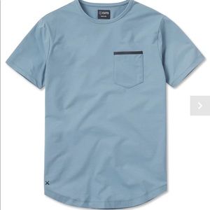 Cuts Clothing Tech Pocket Crew Curve-Hem | River Signature-fit PYCA
